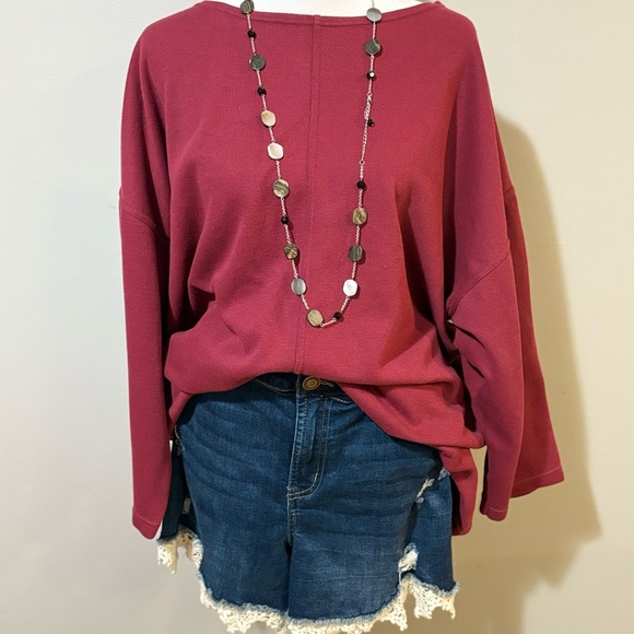 Honors Tops - Women's Burgundy Top